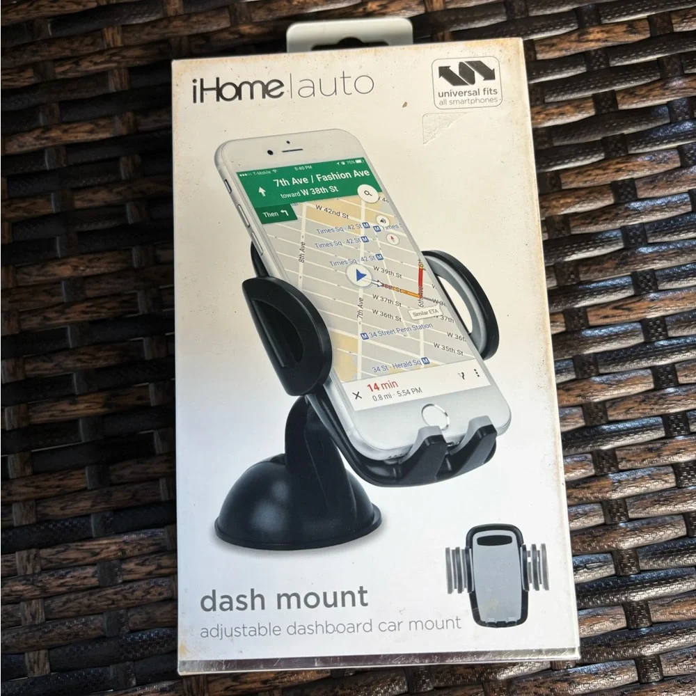 Dash mount phone holder